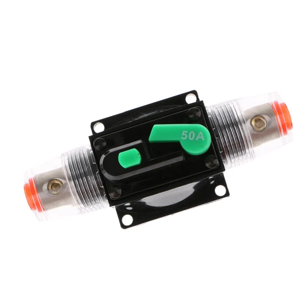 Classic Maxbell 50A Car Audio Inline Circuit Breaker Fuse Holder Manual Reset Switch Fine Crafted