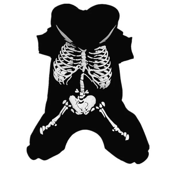 Original Maxbell Luminous Dragon Lightening Jumpsuit Dog Pet puppy Clothes Costume XS Black Enhanced