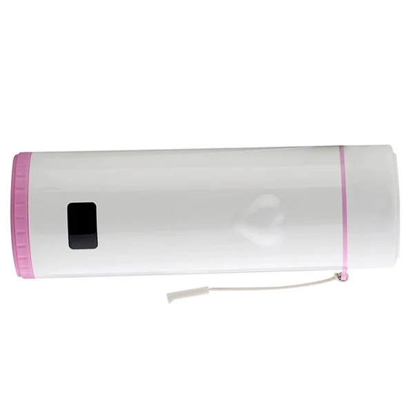 Sustainable Maxbell Temperature Touch Sensing Water Bottle Vacuum Insulated Tea Cup Mug Pink Pure