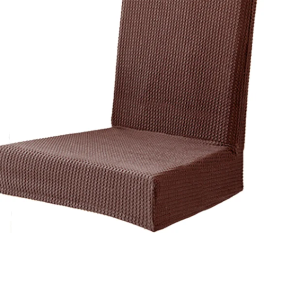 World-Class Maxbell Polar Fleece Stretch Dining Room Chair Cover Slipcover Protector Brown Reliable
