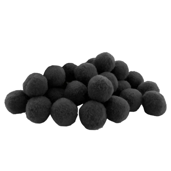 Refined Maxbell 1 Pack Vibrant Colours Fluffy Small Craft Pompoms Black Fine Crafted