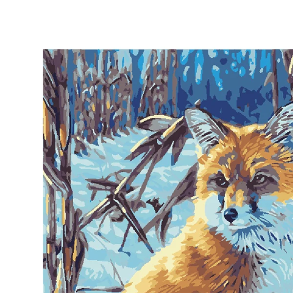 First-Class Maxbell Frameless DIY Painting By Numbers Canvas Painting Art Picture Red Lowrie Exceptional