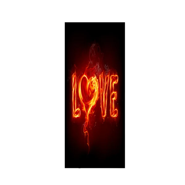 Easy-to-Use Maxbell 3D Valentine's Day Series Stickers Door Wall Fridge Decals Mural Art Decor P Soft
