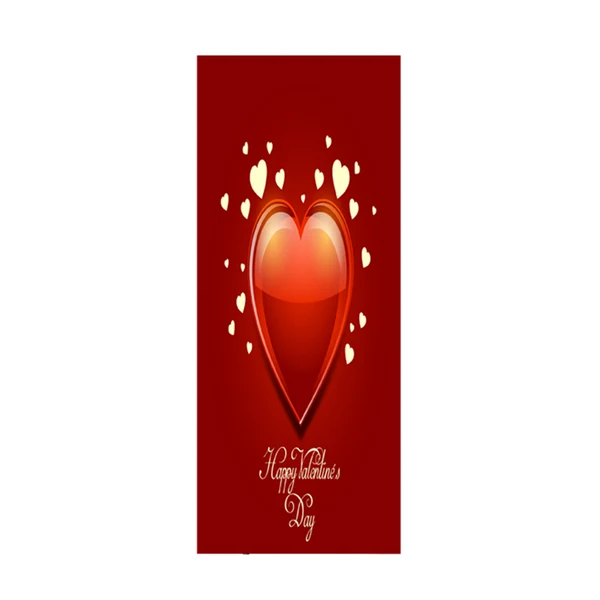 Organic Maxbell 3D Valentine's Day Series Stickers Door Wall Fridge Decals Mural Art Decor H Expertly Made