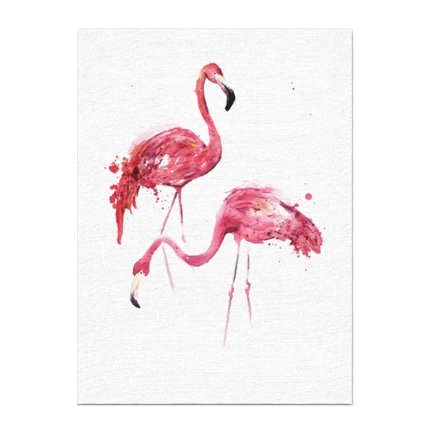 Superior Maxbell Nordic Style Canvas Oil Painting Picture Wall Art Hanging Flamingo M Original Design