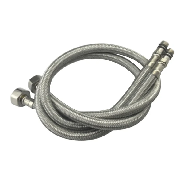 Contemporary Maxbell Flexible Kitchen Shower Extender Hose Sprayer Pipe Plumbing 1 2'' 80cm Alloy Detailed
