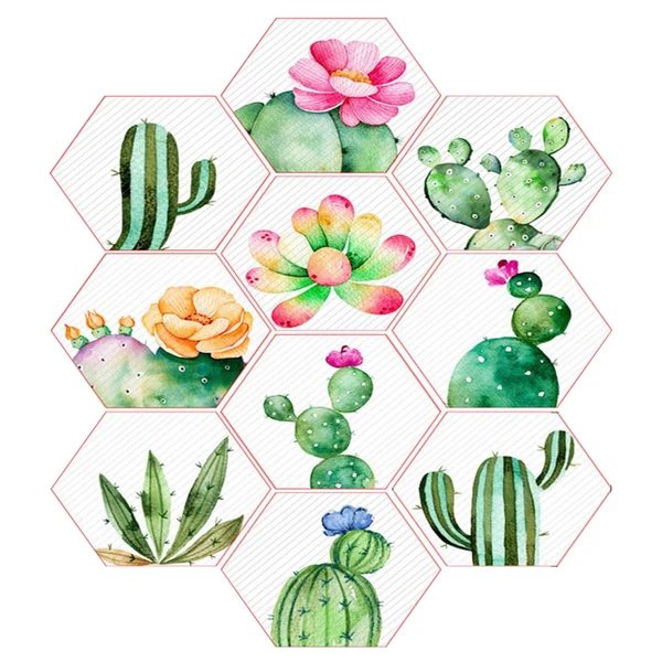 Fine Maxbell 10x Adhesive Hexagon Wall Tile Floor Wall Paper Sticker Home Decor 3 Reusable