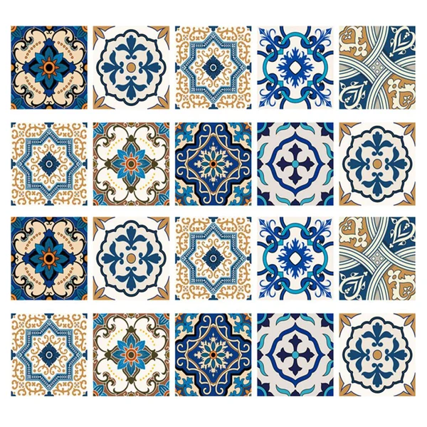 Responsible Maxbell 20x Adhesive Square Wall Tile Floor Wall Paper Sticker Decal Home Decor 1 World-Class