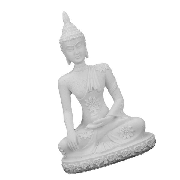 Reliable Maxbell Maxbell Sandstone Buddhist Buddha Monk Figurine Sculpture Statue Home Decor White Organic