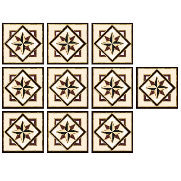 Proven Maxbell 3'' Floor Sticker Tile Decal PVC Vinyl Sticker Mural for Kitchen Bathroom d Excellent