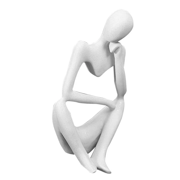 Innovative Maxbell Maxbell Abstract White Sandstone Human Figurines Statue Sculpture Home Decor 3 Premium Material