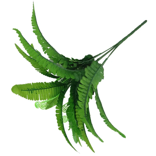 Safe Maxbell Artificial Green Leaves Branch Fern Vines Leaves Potted Floral Decor b Reusable