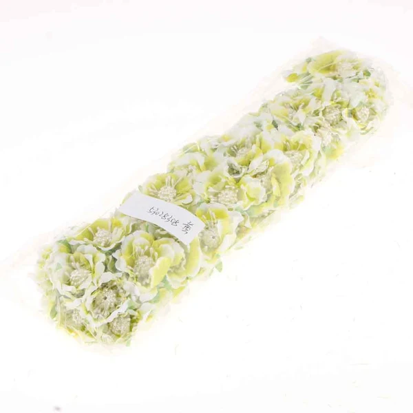 Fashionable Maxbell 60pcs DIY Pearl Jewelry Garland Flowers Hanging Floral Wall Yellow Fine Crafted