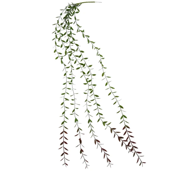Effective Maxbell Long Artificial Plants Fake Rattan Vine Home Decoration 105cm Red Green Smooth