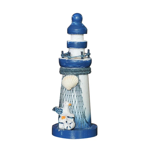 Pure Maxbell Wooden Mediterranean Nautical Tropical Lighthouse Sailing Decor Ornament D World-Class