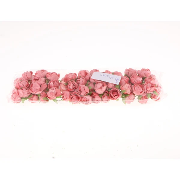 Authentic Maxbell 60x Wire Silk Camellia Flowers for Wedding Hair Clip Wreath DIY Champagne Eco-Friendly