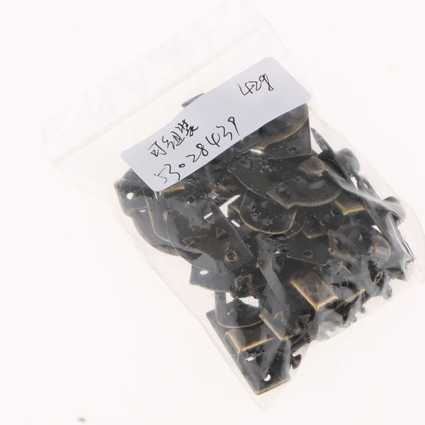 Responsible Maxbell 12Pcs Antique Buckle Alloy Box Buckle Wooden Box Lock Craft Hardware Bronze Elegant