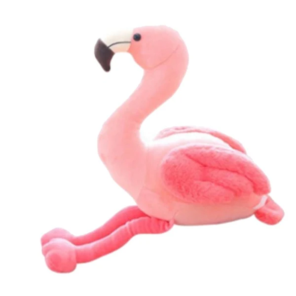Modern Stuffed Pink Flamingo Animal Plush Throw Pillow Hugging Kids Dolls Toys 50cm Sophisticated