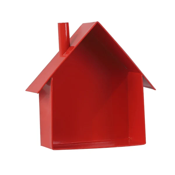 Innovative Maxbell Vintage Iron House Shaped Wall Floating Shelves Display Rack Mail Box Red Quality