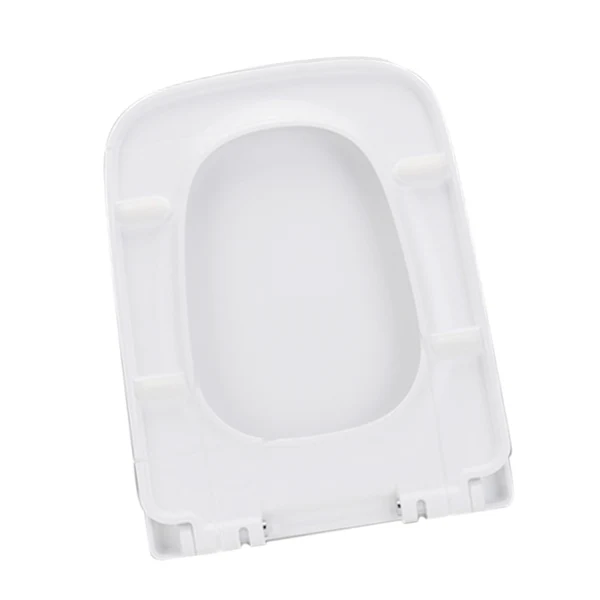 Clean Maxbell Toilet Seat Lid Closed Front Soft Slow Close Cover Square Shape