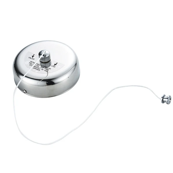 Enhanced Maxbell 3-meters Retractable Clothesline Adjustable Clothes Drying Line Silver Authentic