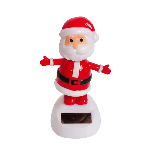 Elegant Maxbell Solar Powered Dancing Figurine Home Car Ornament Kids Toy Gift Santa Claus Sustainable