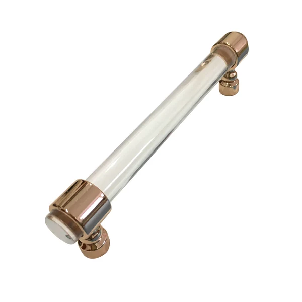 Prestigious Maxbell Acrylic Connecting Rod Bar for Door Handle Drawer Pull Knob Rose Gold 152mm Comfortable