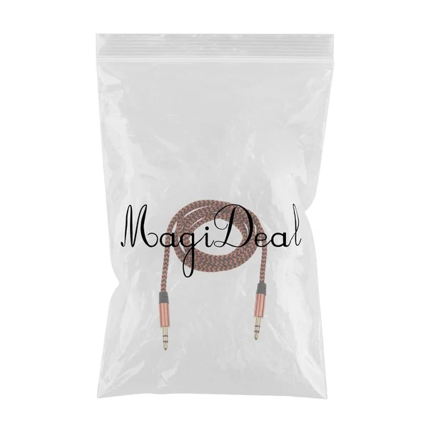 Efficient Maxbell 1m Nylon Braided Audio Aux Cable Male To Male For Headphones Car Home Stereo Carefully Designed