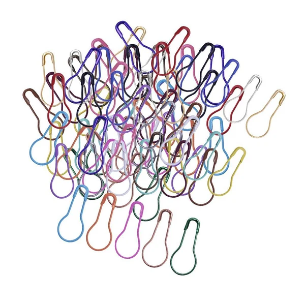 Clean Maxbell 500pcs Assorted Colors Metal Safety Pins Calabash Pear Shape Small Coilless Tag for Clothing Garment Exceptional