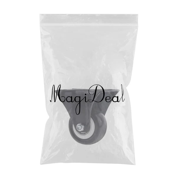 Premium Material Maxbell Rubber Caster Wheel with Rigid Non-Swivel Top Plate - 2-Inch - Non-Marking for Use in Hospitals Food Service Other Institutional Applications Authentic