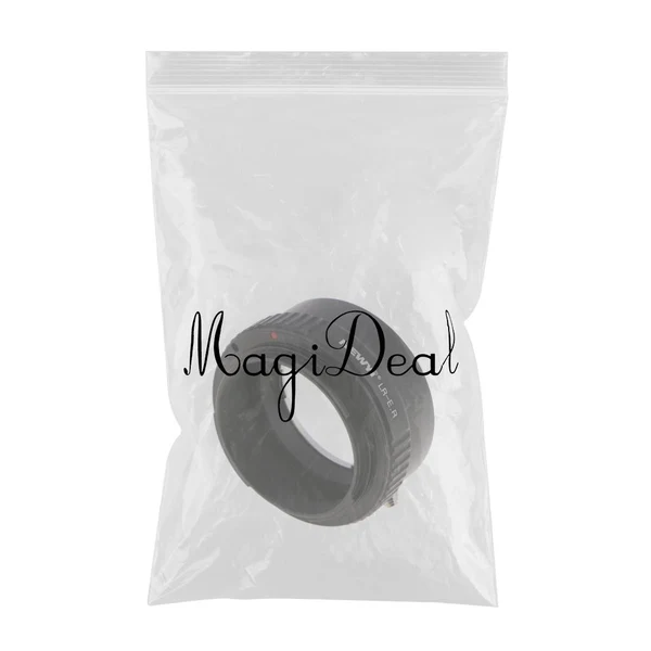Premium Material Maxbell Manual Adapter Ring for Leica R Mount Lens to EOS R Camera Lenses Converter Infinity Focus Smooth Surface Professional