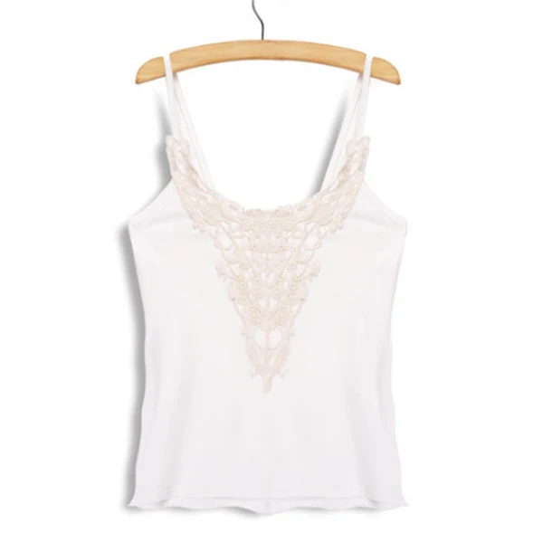 Innovative Maxbell Fashion Women Summer Lace Vest Top Sleeveless Blouse Casual Tops 3XL White High-End