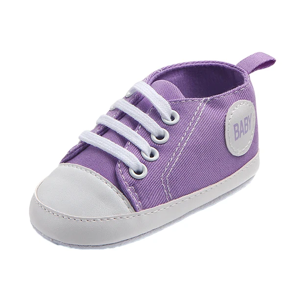 Fine Crafted Maxbell Baby soft bottom shoes baby toddler shoes 0-4 Months Purple Elite