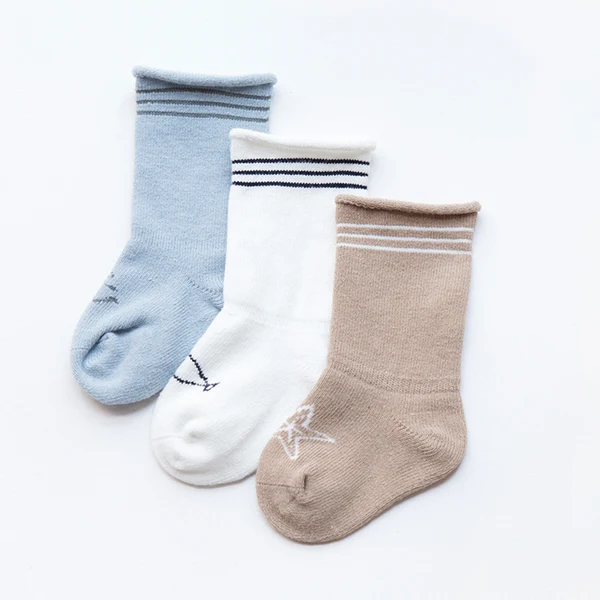 Modern Maxbell 3 Pairs Baby Unisex Cartoon Cotton Socks Toddler Kids Soft Socks 1-3 Years Boy-Cartoon Dependable