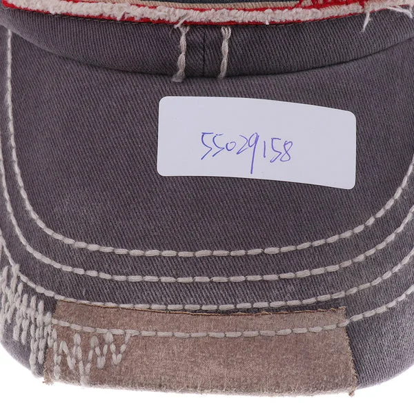 Certified Maxbell baseball cap cotton sun hat gray Reusable