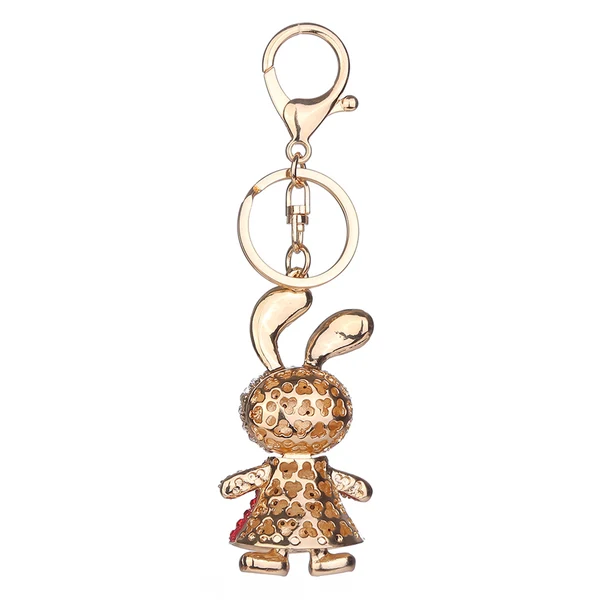 Smart Maxbell Fashion Key Ring Chain Keychain Car Handbag Purse Keyring Gift Champagne Rabbit Next-Generation
