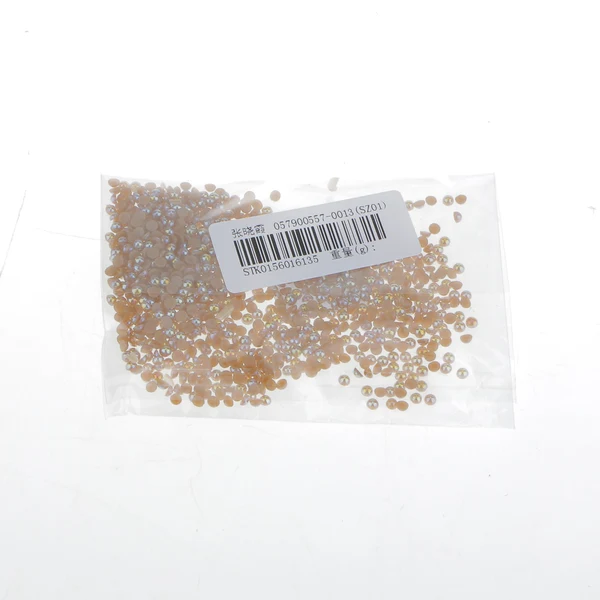 Elegant Maxbell 1000x Half Round Flat Back Pearls Scrapbook Embellishments 3mm Light Coffee Eco-Friendly