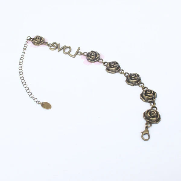 Organic Maxbell Europe and America Vintage Flower LOVER Anklets Ankle Foot Chain Bracelet Original Design