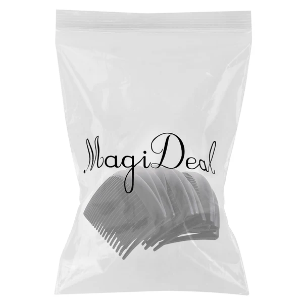 Elegant Maxbell 12 pieces Women Plastic Hair Comb Clip Slide Hairpin Hair Accessories Black Certified
