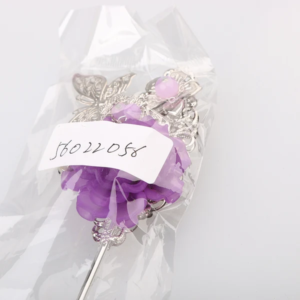 Comfortable Maxbell Classical Vintage Tassel Chinese Hair Stick Hair Chopsticks Hairpin Purple Trusted