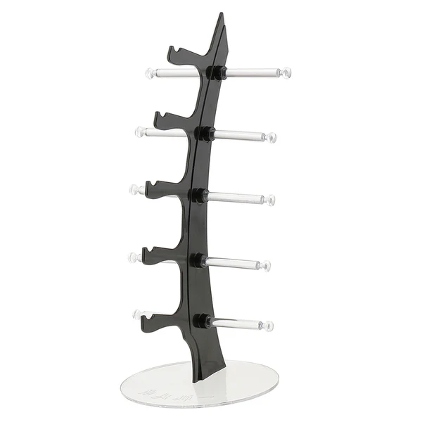 Clean Maxbell 5 Pairs Sunglasses Holder Rack Glasses Show Display Stand Organizer Black Trendy
