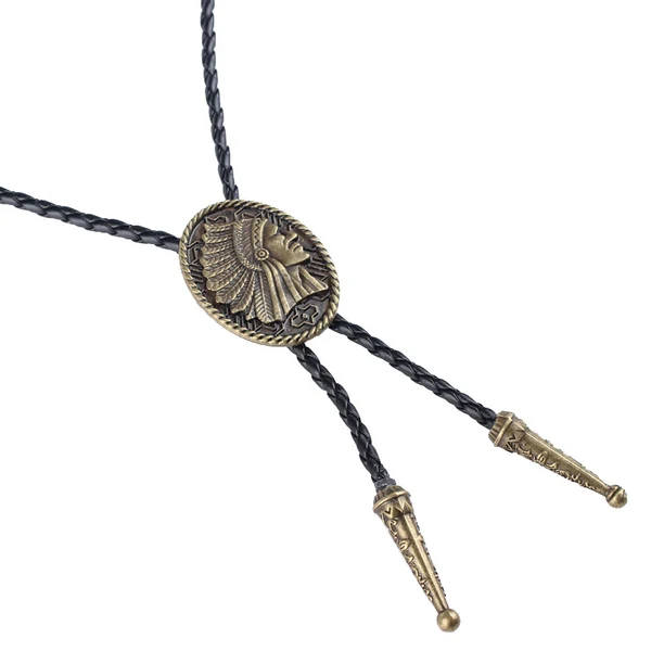Green Maxbell Vintage Ancient Bronze Western Bolo Tie Cowboy Classic Fashion Bola Ties Original