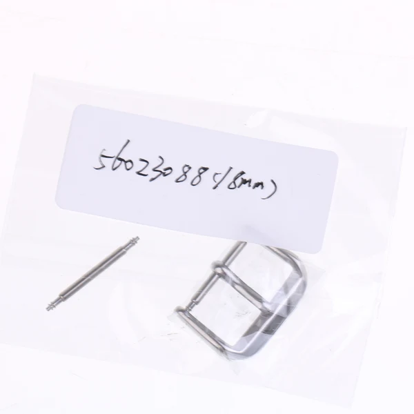 Lightweight Maxbell Stainless Steel Watch Band Buckle with Spring Bar Silver 18mm Certified