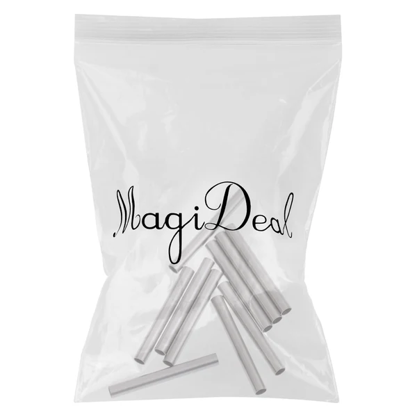 Sophisticated Maxbell 10pcs Silver Stainless Steel Tubes Watch Band Strap Tube Repair Tool 1.8mm Detailed