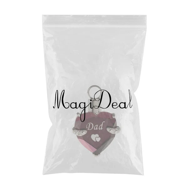 First-Class Maxbell Heart Cremation Urn Pendant for Ashes Urn Jewelry Memorial Necklace Dad Safe