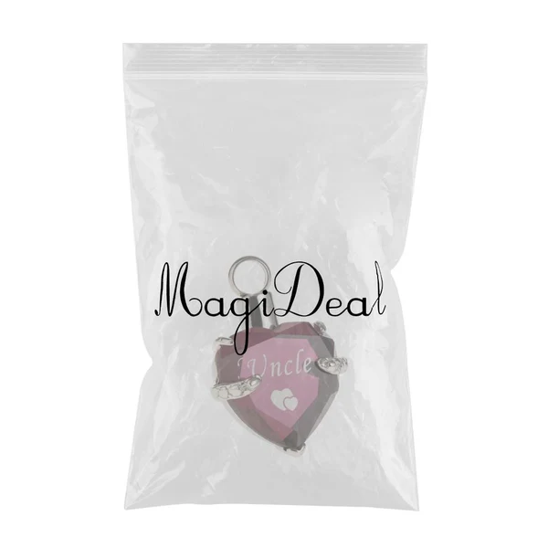 Premium Material Maxbell Heart Cremation Urn Pendant for Ashes Urn Jewelry Memorial Necklace Uncle Powerful