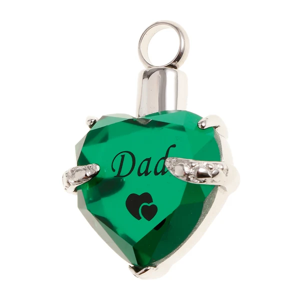 Comfortable Maxbell Crystal Heart Cremation Jewellery Urn Pendant Keepsake Necklace DIY Dad Flexible