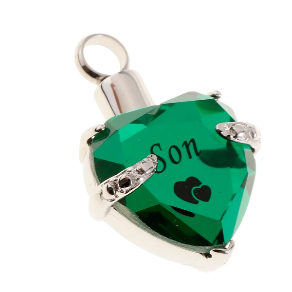 Quality Maxbell Crystal Heart Cremation Jewellery Urn Pendant Keepsake Necklace DIY Son Contemporary