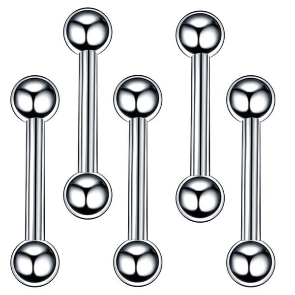 World-Class Maxbell 60 Pieces Nose Lip Tongue Eyebrow Tragus Navel Belly Ring Piercings 8mm Verified