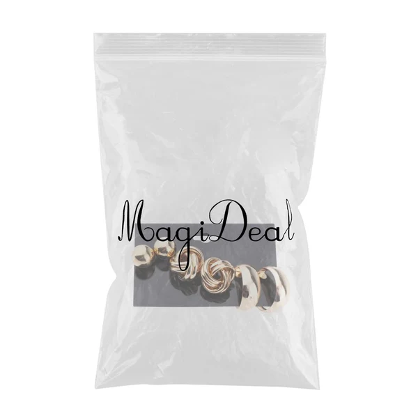 First-Class Maxbell 3 Pairs Set Gold Tone Women Girl Punk Ball Earrings Ear Stud Jewelry Style-2 Selected